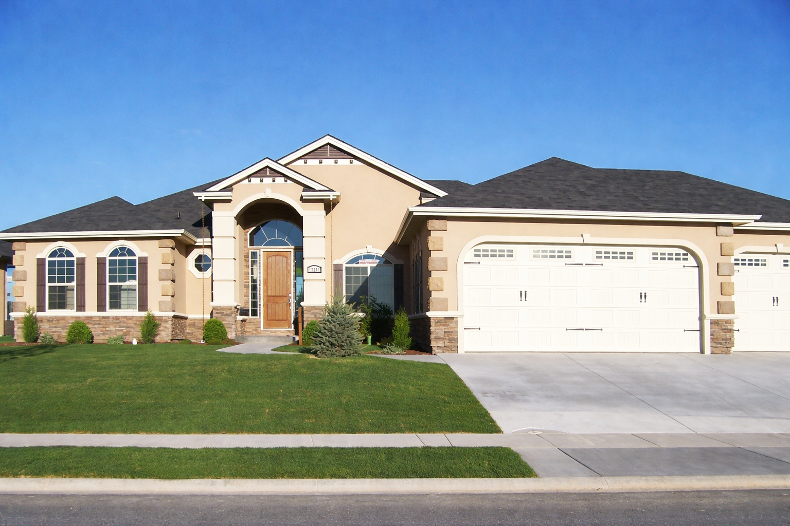 Final walkthrough of a completed home